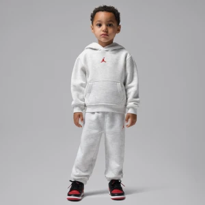 Dwuczęściowy zestaw z bluzą z kapturem dla maluchów Jordan Brooklyn Fleece - Szary