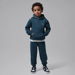 Dwuczęściowy zestaw z bluzą z kapturem dla małych dzieci Jordan Brooklyn Fleece - Niebieski