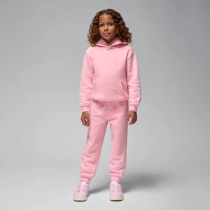 Dwuczęściowy zestaw z bluzą z kapturem dla małych dzieci Jordan Brooklyn Fleece - Różowy