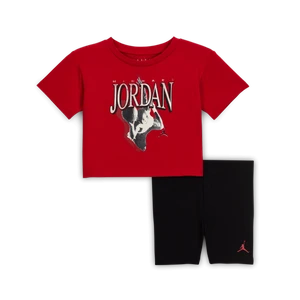 Dwuczęściowy zestaw z kolarkami dla niemowląt Retro 1984 Jordan (12–24 M) - Czerń