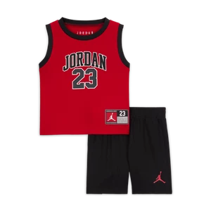 Dwuczęściowy zestaw z koszulką dla niemowląt Jordan 23 Jersey (12–24 M) - Czerń