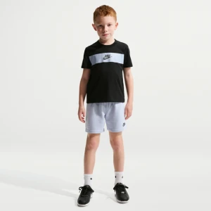 Dwuczęściowy zestaw ze spodenkami dla małych dzieci Futura Icon Nike - Szary
