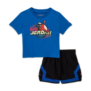 Zdjęcie produktu Dwuczęściowy zestaw ze spodenkami dla niemowląt Jordan Super Splash Tech - Czerń