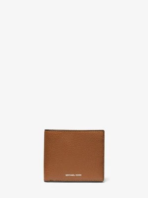 Dwuelementowy portfel Hudson ze skóry groszkowej Michael Kors Mens