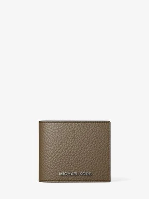 Dwuelementowy portfel Hudson ze skóry groszkowej Michael Kors Mens