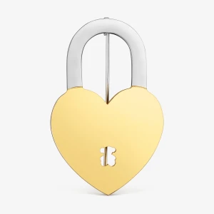 Dwukolorowa Broszka Ze Stali Z Motywem Serca Tous Charming - Tous