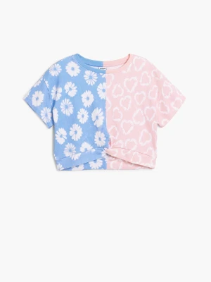 Dwukolorowa koszulka Desigual