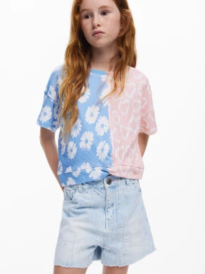 Dwukolorowa koszulka Desigual