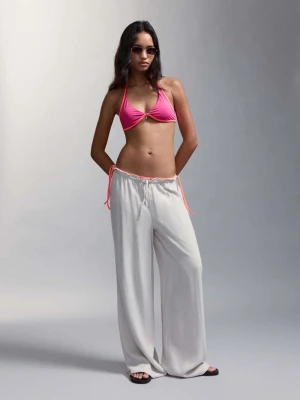 Dwukolorowe bikini z brazylijskimi figami fuksja - Dziewczyna - - MANGO TEEN