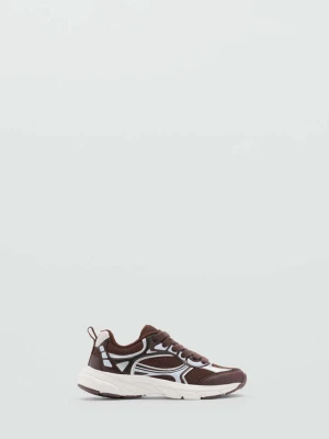Dwukolorowe buty sportowe czekoladowy - Dzieci - MANGO KIDS