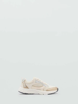 Dwukolorowe buty sportowe srebrny - Dzieci - - MANGO KIDS