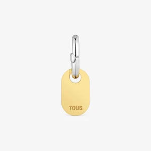 Dwukolorowy Wisiorek Z Medalionem 15 Mm Tous Unlock - Tous