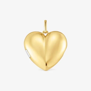 Dwukolorowy Wisiorek Z Motywem Serca Medallions - Tous Rozmiar