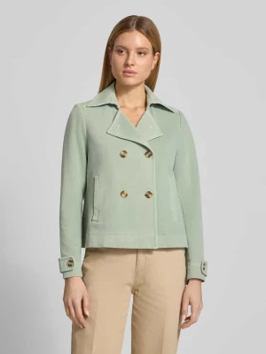 Dwurzędowa kurtka z patkami przy rękawach WHITE LABEL