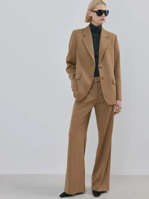 Dwurzędowa marynarka garniturowa średni brązowy - Kobieta - - MANGO