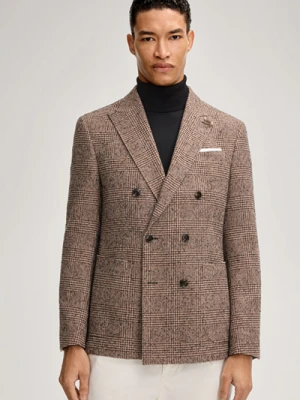 Dwurzędowa marynarka Heazy w kolorze brązowym w kratkę Joop