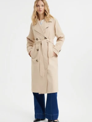 Dwurzędowy płaszcz w piaskowym kolorze Greenpoint