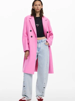 Dwurzędowy płaszcz z guzikami Desigual