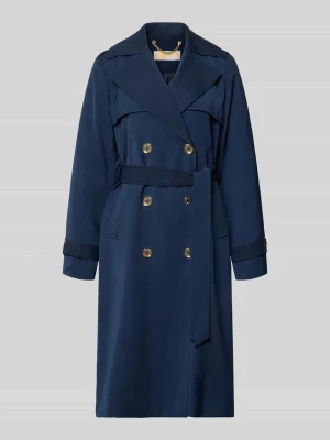 Dwurzędowy trencz z wiązanym paskiem MICHAEL Michael Kors