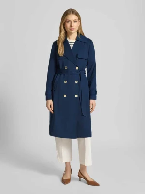 Dwurzędowy trencz z wiązanym paskiem MICHAEL Michael Kors