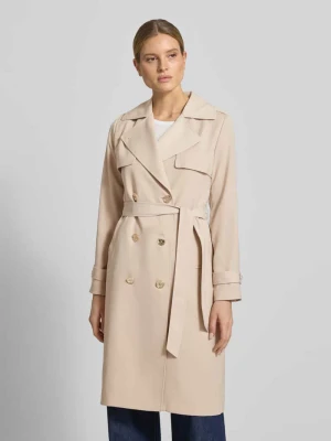 Dwurzędowy trencz z wiązanym paskiem MICHAEL Michael Kors