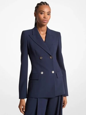 Dwurzędowy żakiet Georgina z tkaniny typu serża MICHAEL KORS COLLECTION
