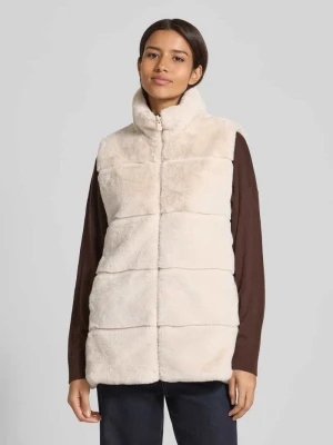 Dwustronna kamizelka z obszyciem ze sztucznego futra model „NIVES” SAVE THE DUCK