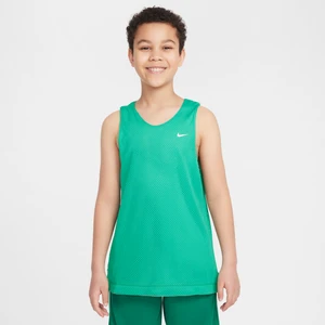 Dwustronna koszulka dla dużych dzieci Dri-FIT Nike - Zieleń