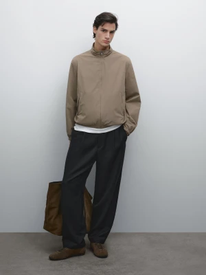 Dwustronna Kurtka Bi-Stretch - Sprany - - Massimo Dutti - Mężczyzna