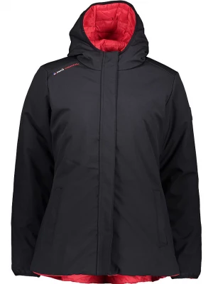 Peak Mountain Dwustronnna kurtka zimowa w kolorze czarno-czerwonym rozmiar: S