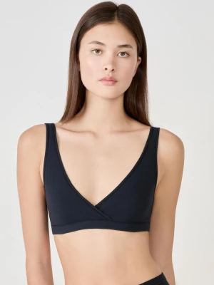 Dwustronny biustonosz z organicznej bawełny ze stretchem Etam