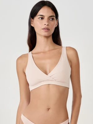 Dwustronny biustonosz z organicznej bawełny ze stretchem Etam