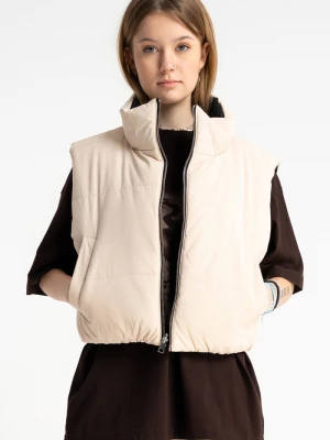 Dwustronny pikowany bezrękawnik Reporter