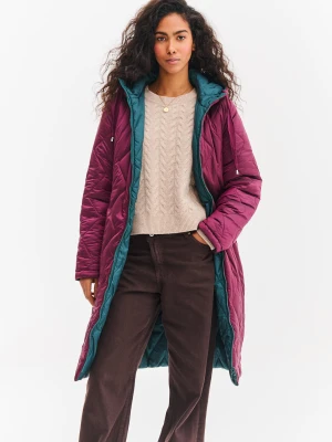 Dwustronny płaszcz pikowany Sageberry XS