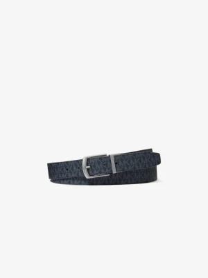 Dwustronny skórzany pasek z charakterystycznym logo Michael Kors