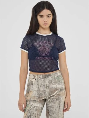 Dwustronny Top Z Siateczki Mesh Guess Originals