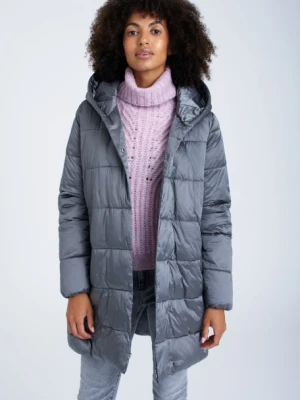 Dwuwarstwowa kurtka pikowana, metaliczna Greenpoint