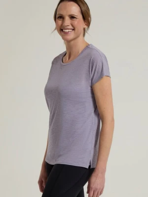 Dwuwarstwowy t-shirt damski - Purple Mountain Warehouse