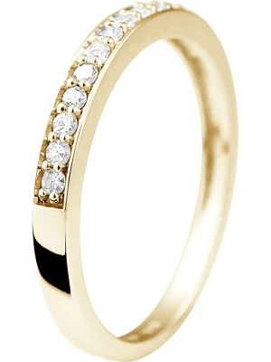 DYAMANT Złoty pieścionek z diamentami rozmiar: 54