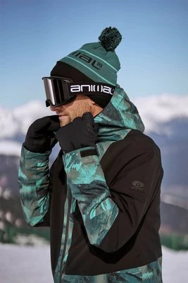 Dylan czapka narciarska z pomponem - Green Animal