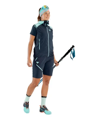 DYNAFIT Kamizelka funkcyjna "Transalper" w kolorze granatowo-turkusowym rozmiar: M