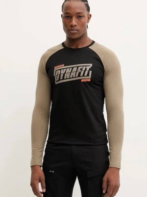 Dynafit longsleeve sportowy 24/7 kolor brązowy wzorzysty 08.0000070956