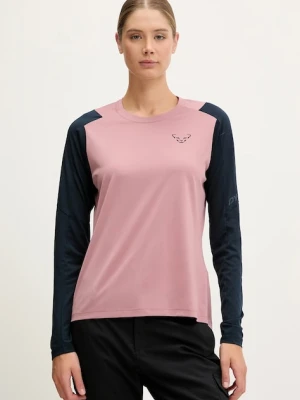 Dynafit longsleeve sportowy Transalper kolor różowy 08.0000071937
