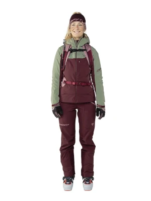 DYNAFIT Spodnie narciarskie "Radical" w kolorze bordowym rozmiar: M