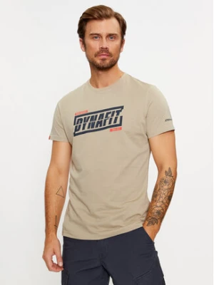 Dynafit T-Shirt Graphic Co S/S Tee 08-70998 Khaki Regular Fit