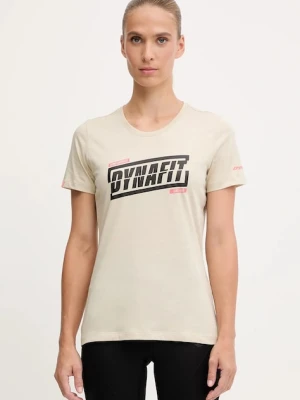 Dynafit t-shirt Graphic damski kolor beżowy 08.0000070999