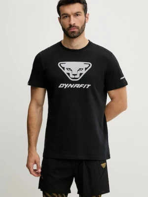 Dynafit t-shirt Graphic męski kolor czarny z nadrukiem 08.0000070998