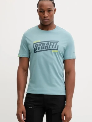 Dynafit t-shirt Graphic męski kolor niebieski z nadrukiem 08.0000070998
