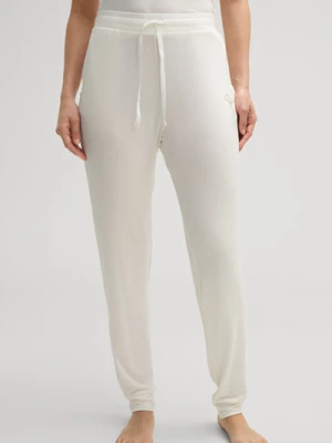 Dżersejowe spodnie do noszenia na co dzień w kolorze złamanej bieli Joop