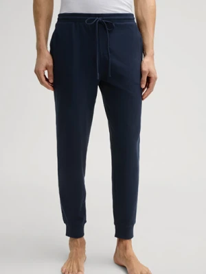 Dżersejowe spodnie dresowe w kolorze granatowym Joop